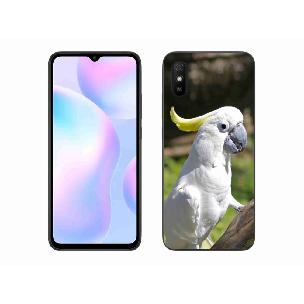 Gélový kryt mmCase na Xiaomi Redmi 9A - papagáj kakadu 2
