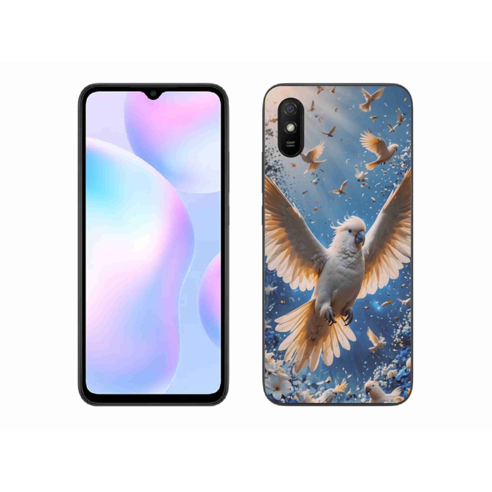Gélový kryt mmCase na Xiaomi Redmi 9A - papagáj kakadu