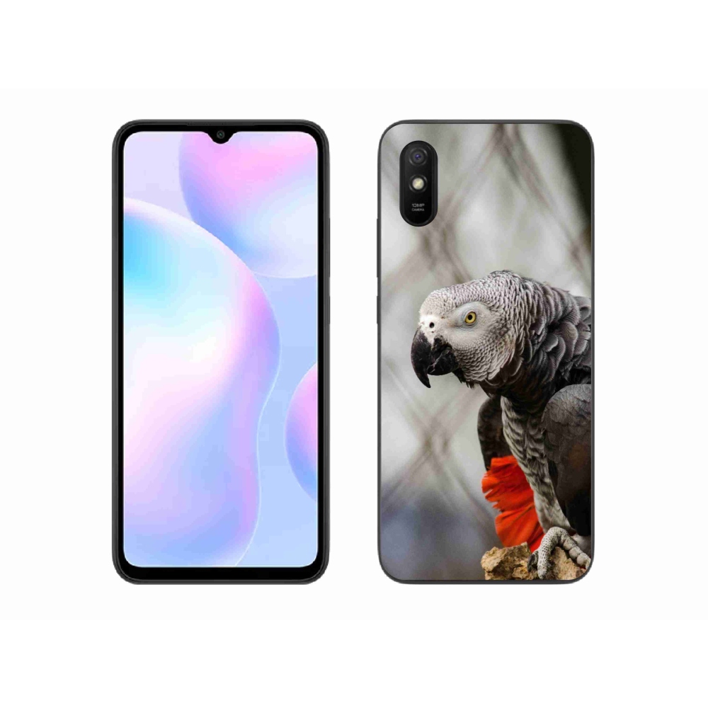 Gélový kryt mmCase na Xiaomi Redmi 9A - papagáj žako 3