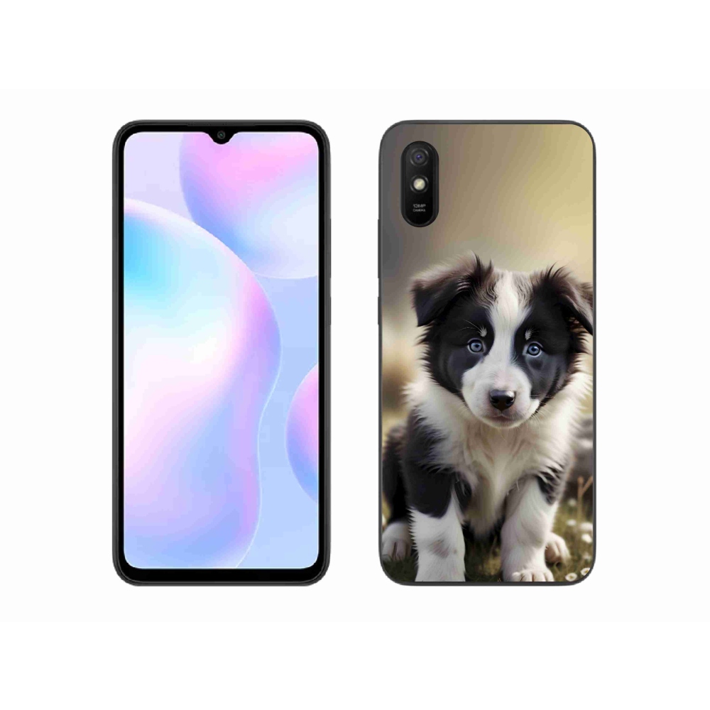 Gélový kryt mmCase na Xiaomi Redmi 9A - roztomilá border kólia