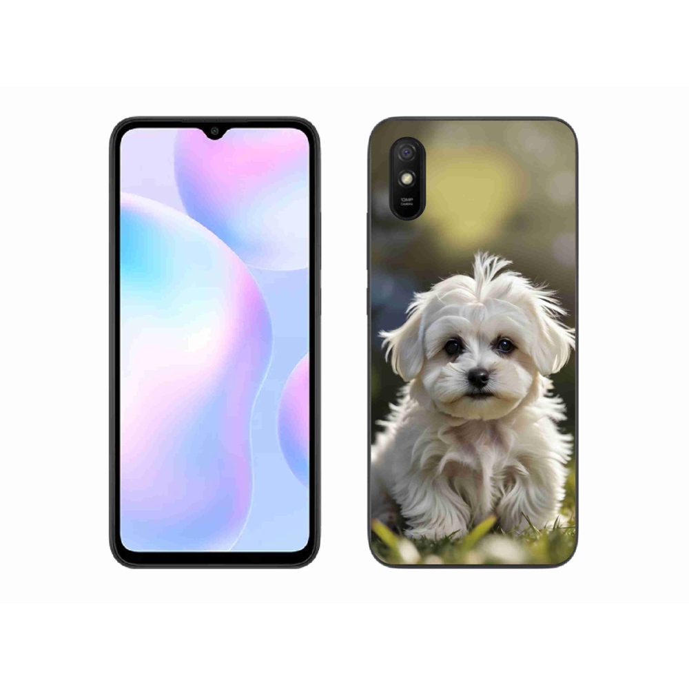 Gélový kryt mmCase na Xiaomi Redmi 9A - roztomilý maltézsky psík