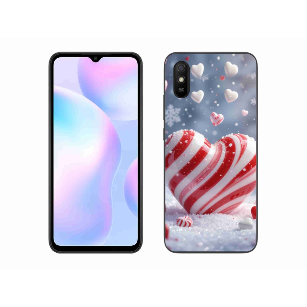 Gélový kryt mmCase na Xiaomi Redmi 9A - sladké srdce