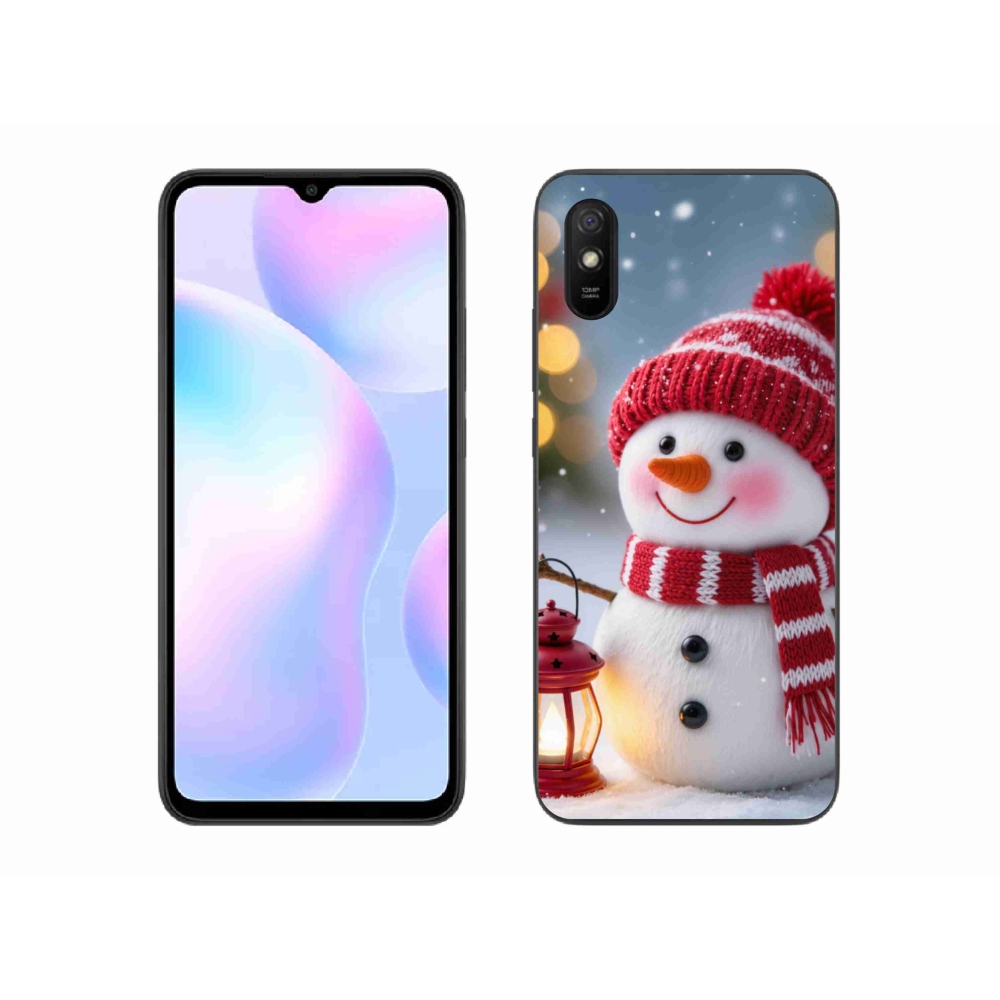 Gélový kryt mmCase na Xiaomi Redmi 9A - snehuliak 2
