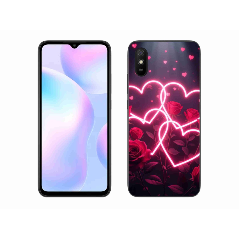 Gélový kryt mmCase na Xiaomi Redmi 9A - srdce lásky