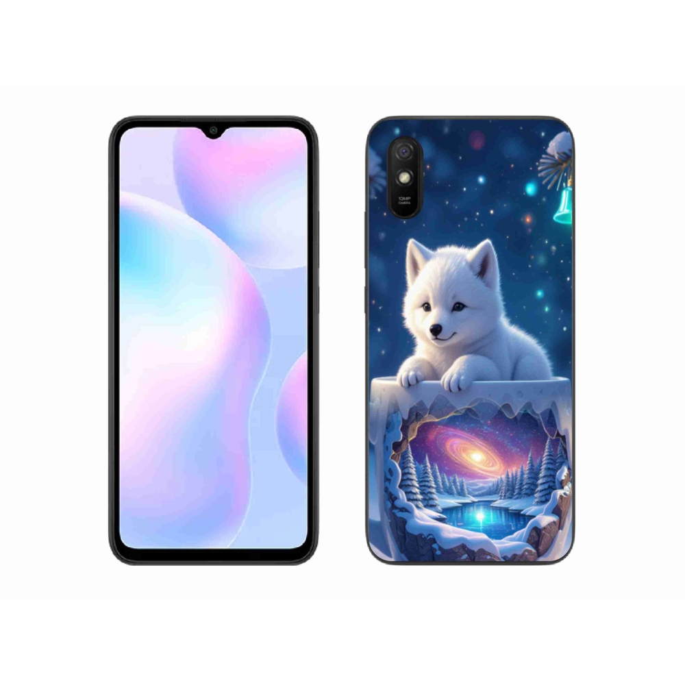Gélový kryt mmCase na Xiaomi Redmi 9A - vianočné šteňa