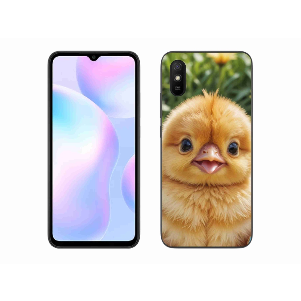 Gélový kryt mmCase na Xiaomi Redmi 9A - veselé kuriatko