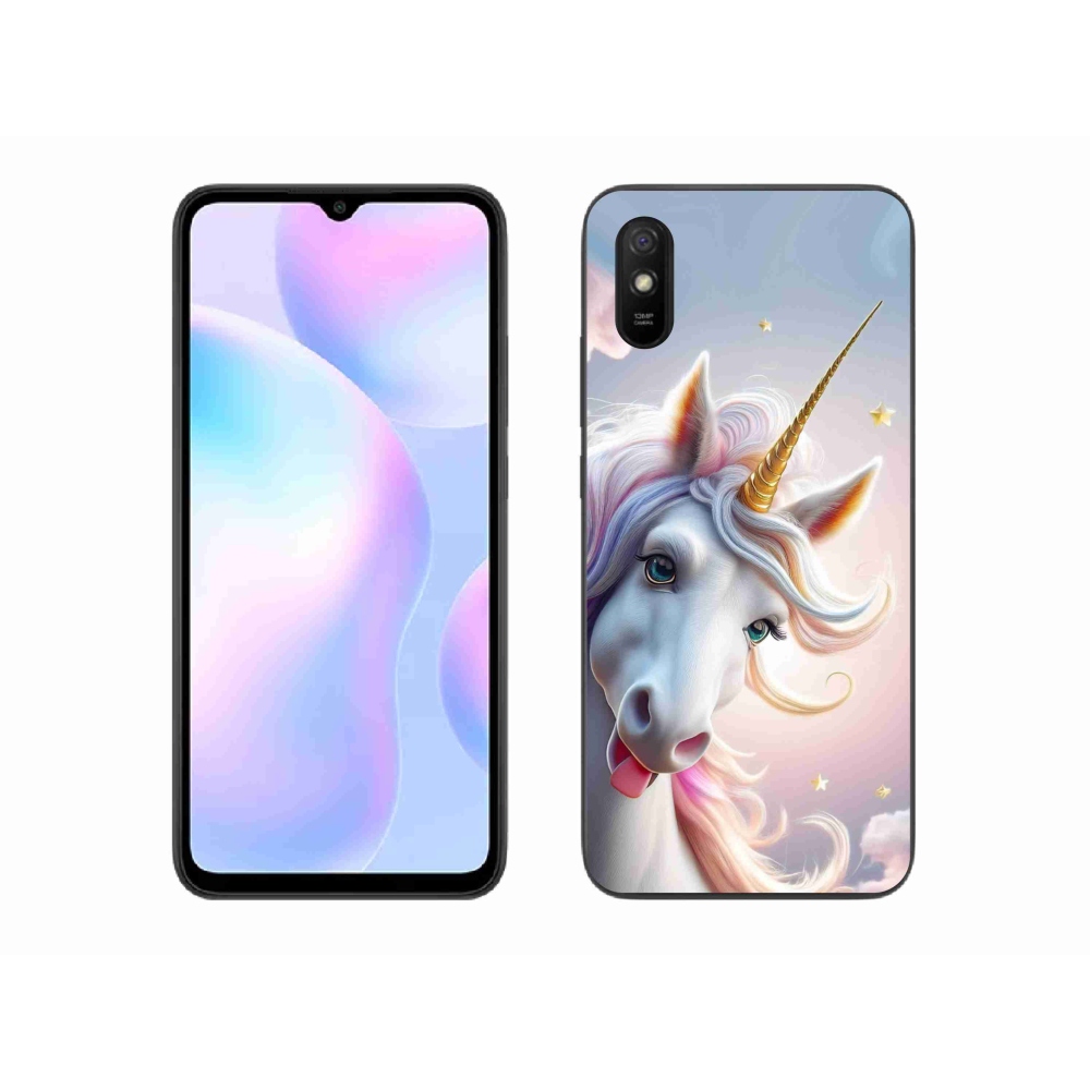 Gélový kryt mmCase na Xiaomi Redmi 9A - veselý jednorožec