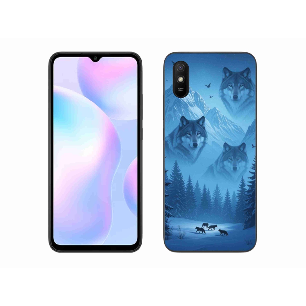 Gélový kryt mmCase na Xiaomi Redmi 9A - vlčia svorka