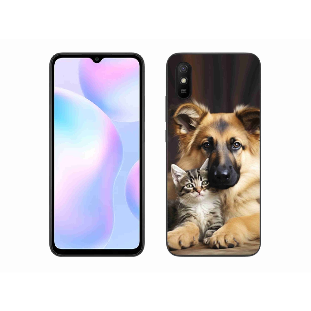 Gélový kryt mmCase na Xiaomi Redmi 9A - zvieracie priateľstvo