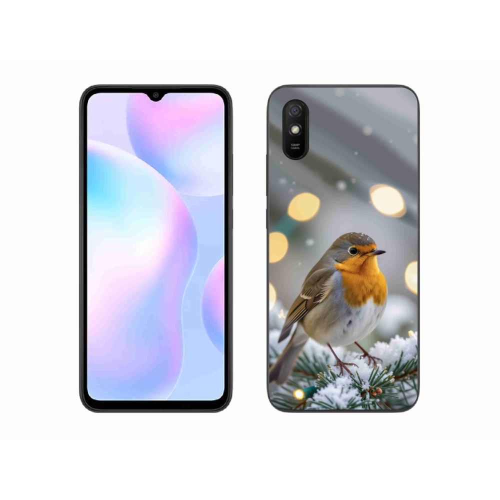 Gélový kryt mmCase na Xiaomi Redmi 9AT - červienka v zime