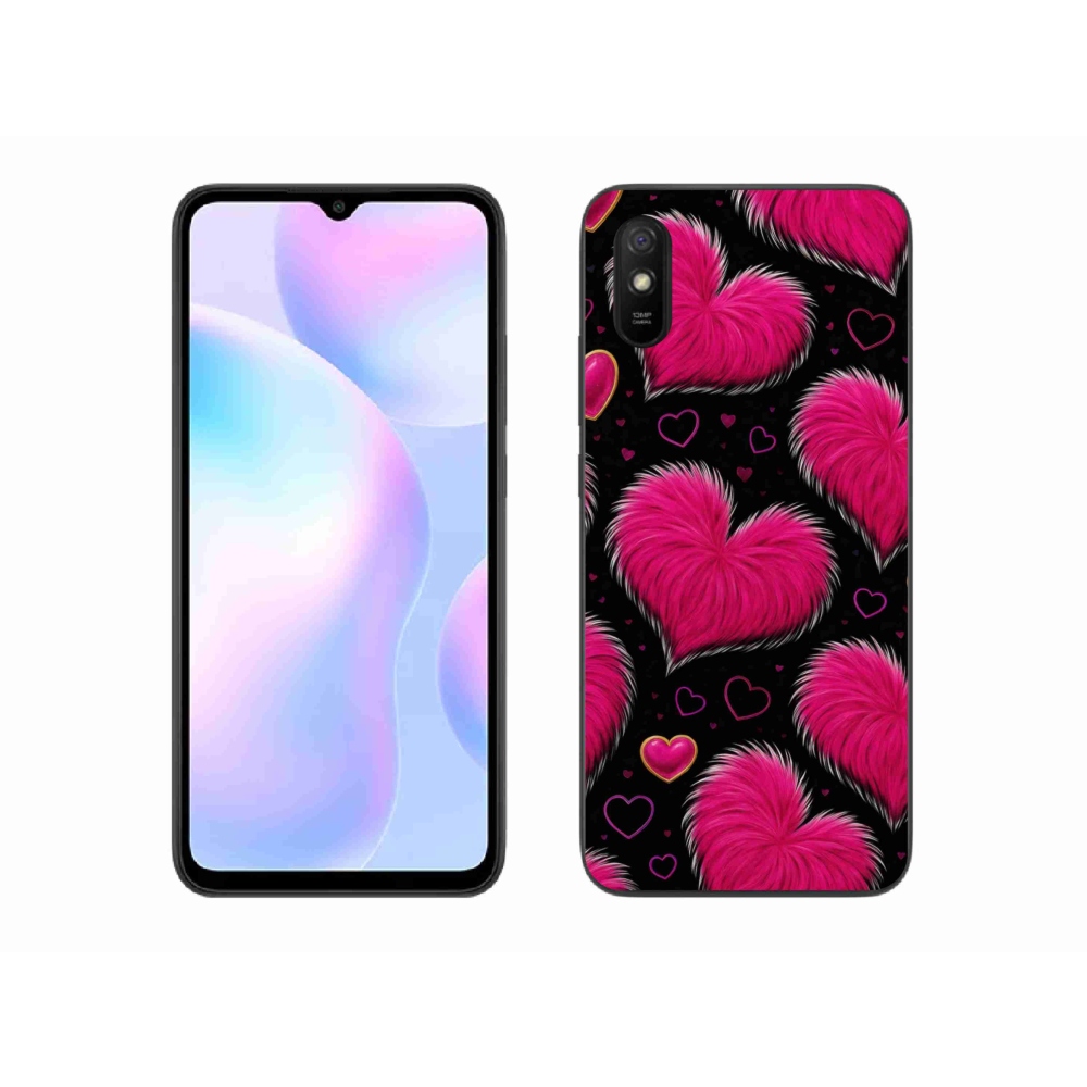 Gélový kryt mmCase na Xiaomi Redmi 9AT - hebké srdce