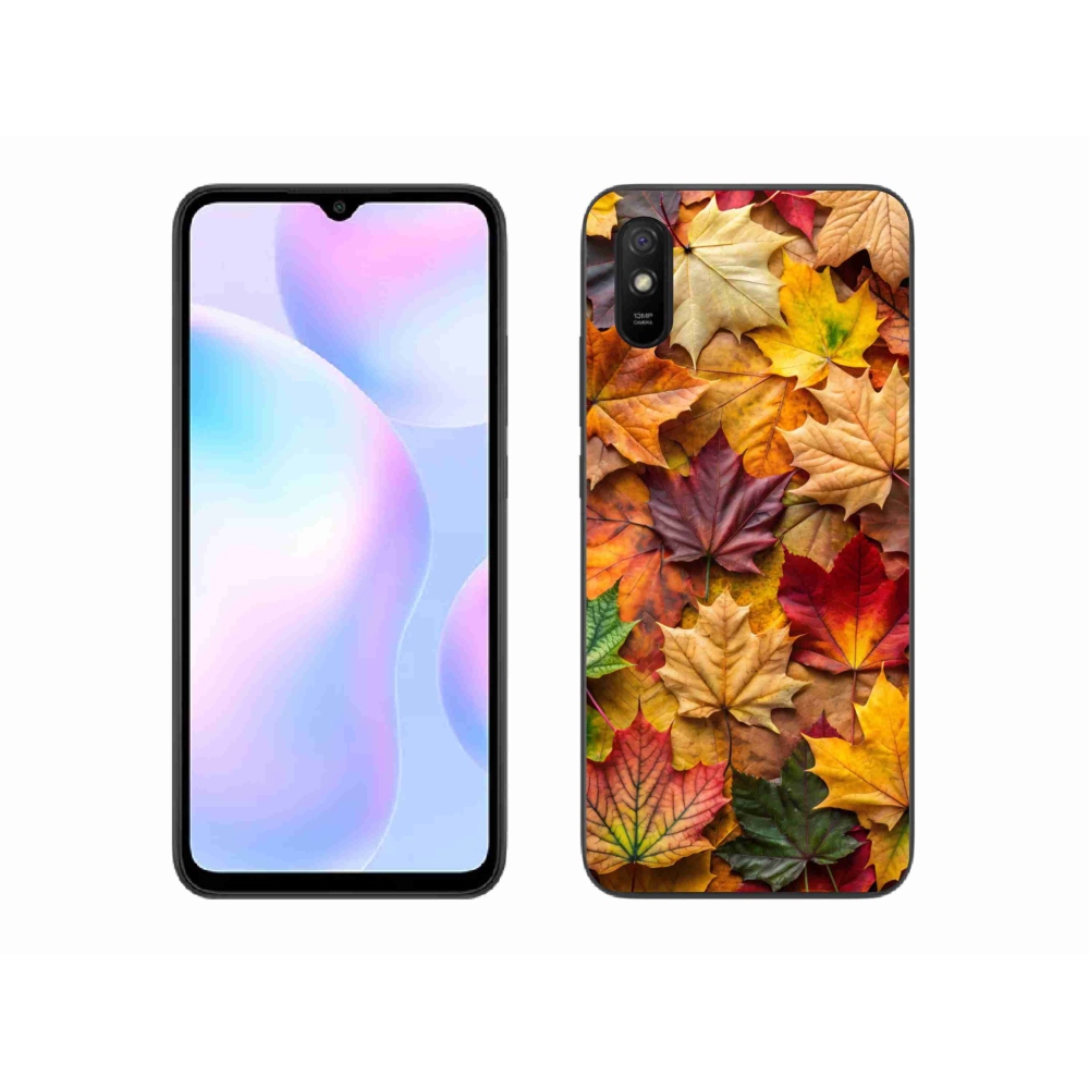 Gélový kryt mmCase na Xiaomi Redmi 9AT - javorové listy 2