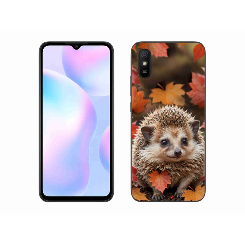 Gélový kryt mmCase na Xiaomi Redmi 9AT - ježko v lístia