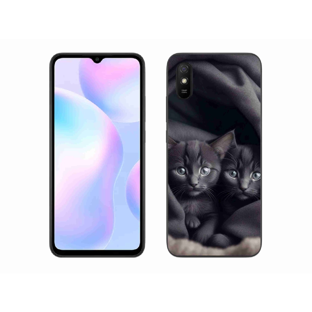Gélový kryt mmCase na Xiaomi Redmi 9AT - mačacie duo