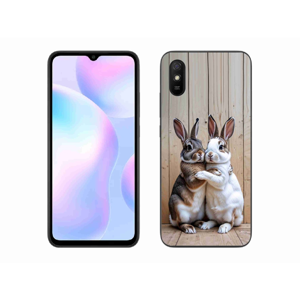 Gélový kryt mmCase na Xiaomi Redmi 9AT - králičie pár
