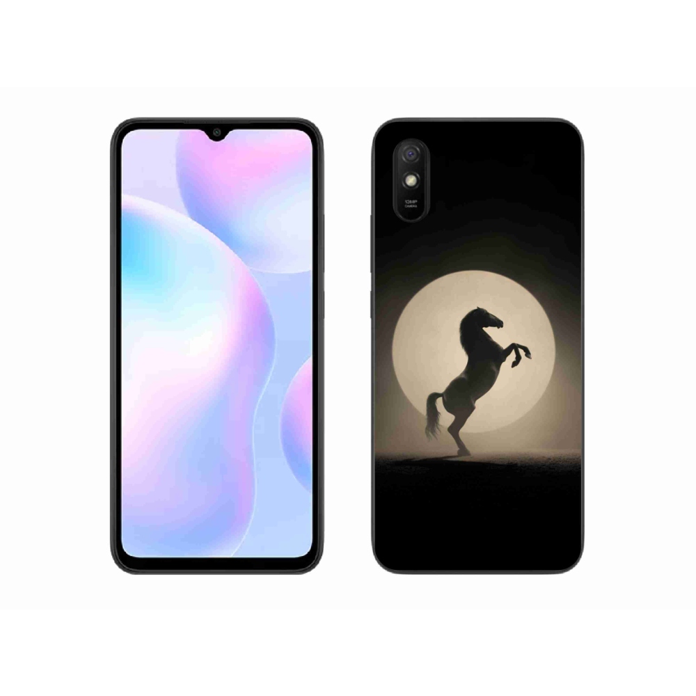 Gélový kryt mmCase na Xiaomi Redmi 9AT - kôň v siluete
