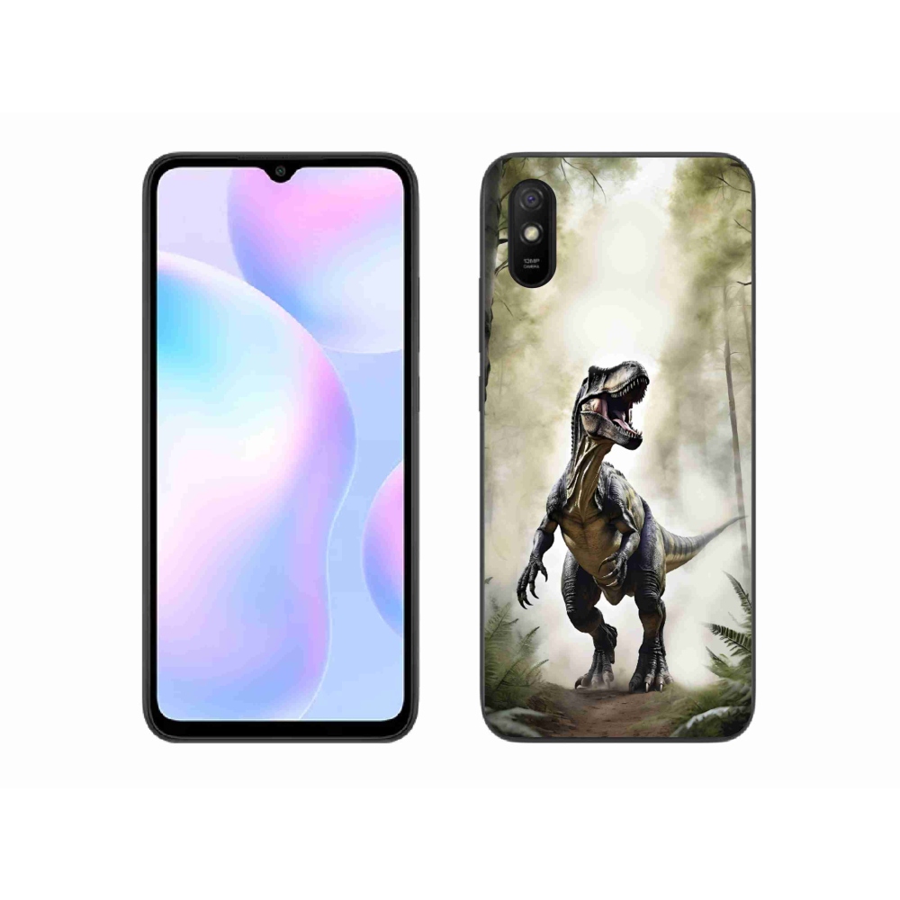 Gélový kryt mmCase na Xiaomi Redmi 9AT - naštvaný T-Rex