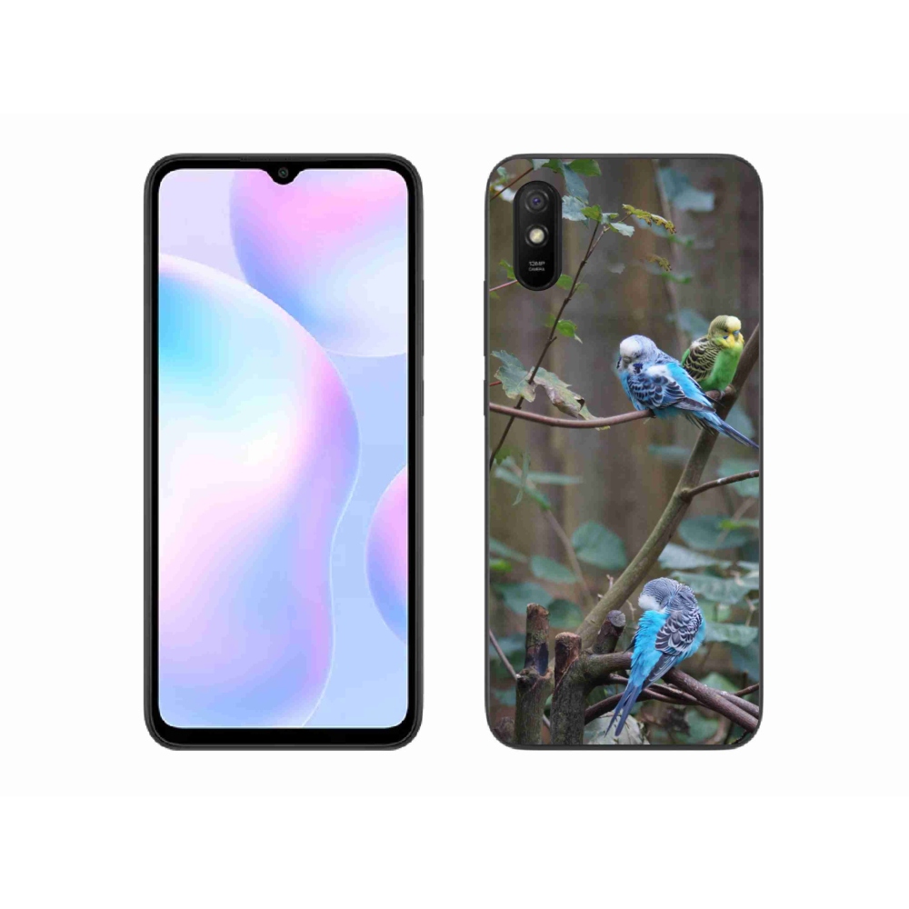 Gélový kryt mmCase na Xiaomi Redmi 9AT - papagáje na vetve