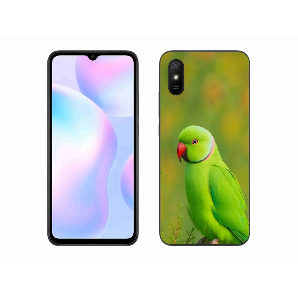 Gélový kryt mmCase na Xiaomi Redmi 9AT - papagáj Alexandr 2