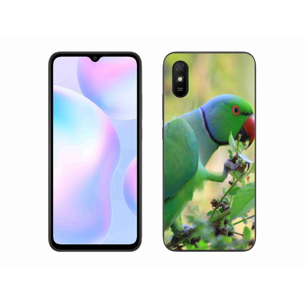 Gélový kryt mmCase na Xiaomi Redmi 9AT - papagáj Alexandr