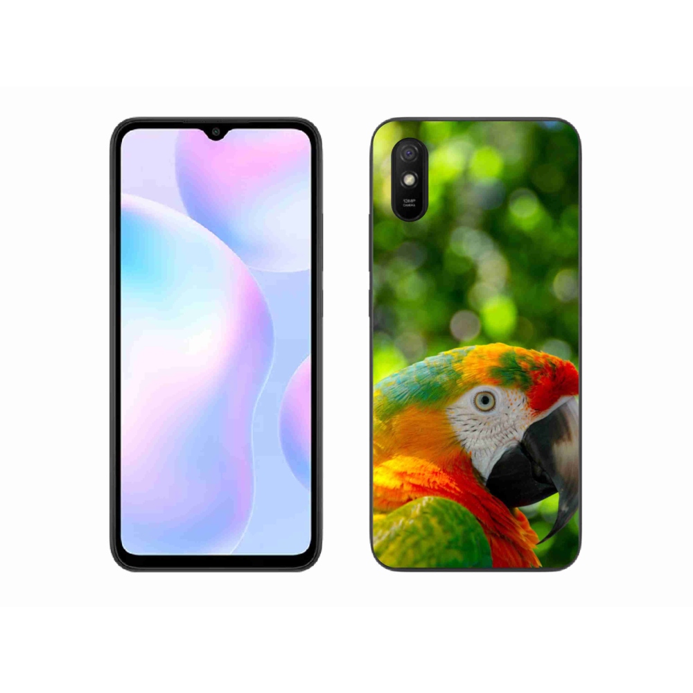 Gélový kryt mmCase na Xiaomi Redmi 9AT - papagáj ara 3