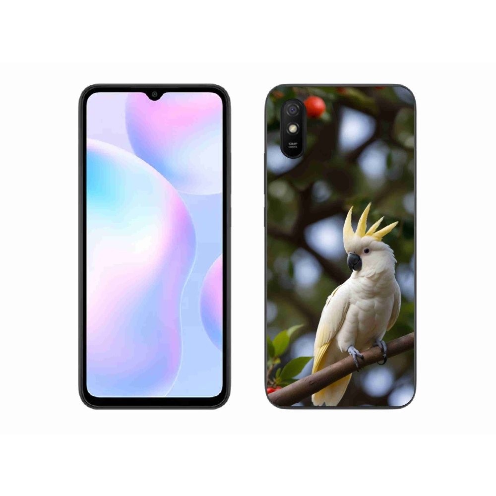Gélový kryt mmCase na Xiaomi Redmi 9AT - papagáj kakadu 3