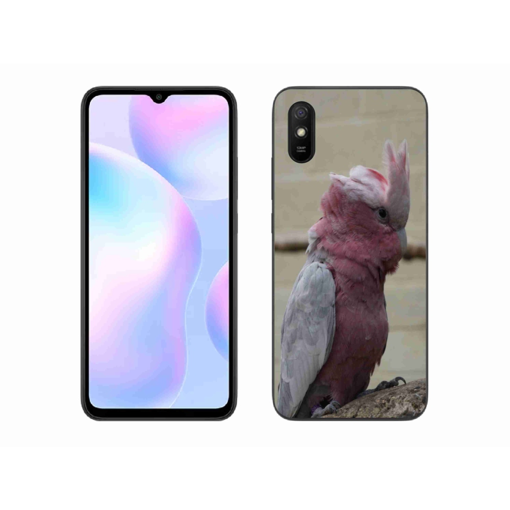 Gélový kryt mmCase na Xiaomi Redmi 9AT - papagáj kakadu ružový