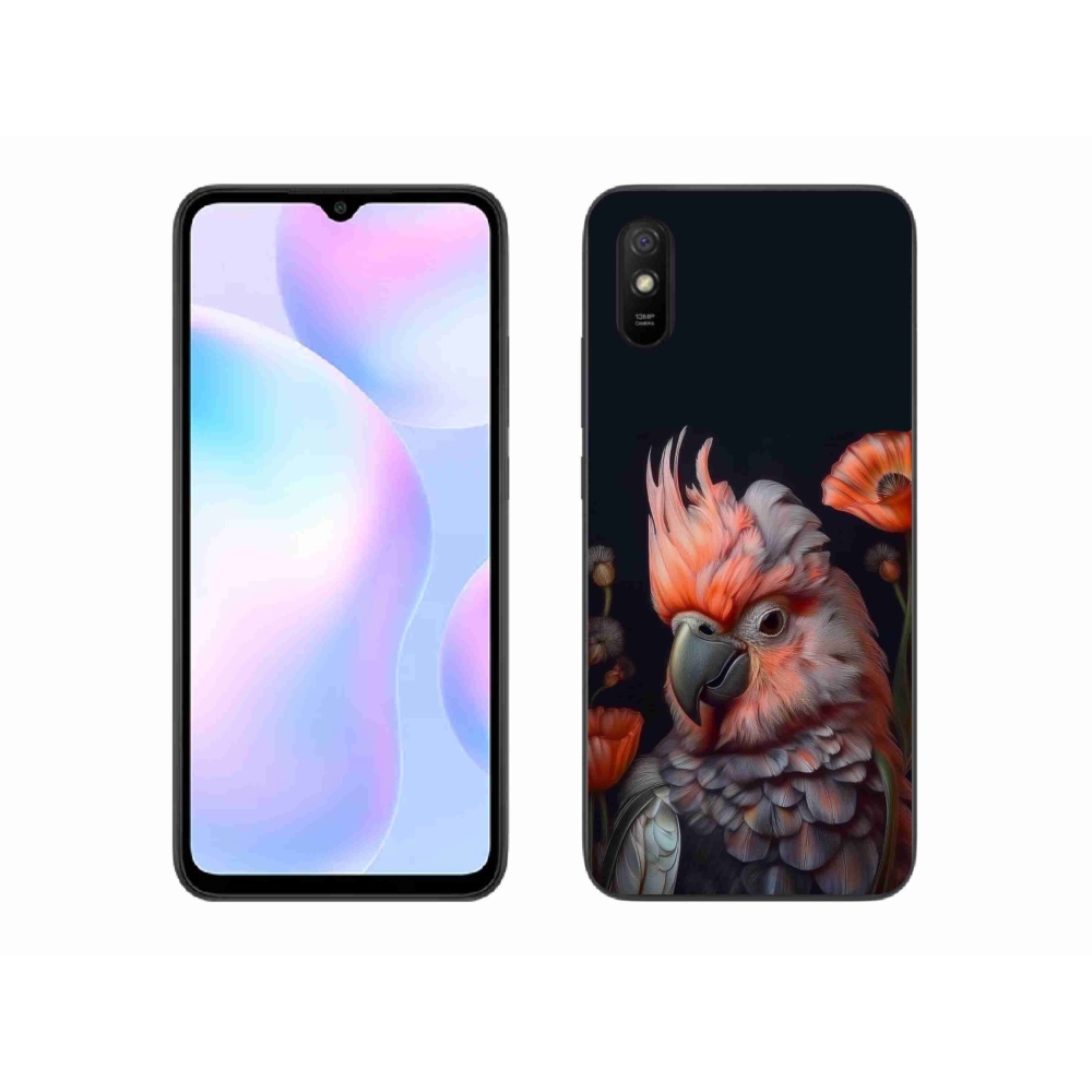 Gélový kryt mmCase na Xiaomi Redmi 9AT - papagáj kakadu vo farbách