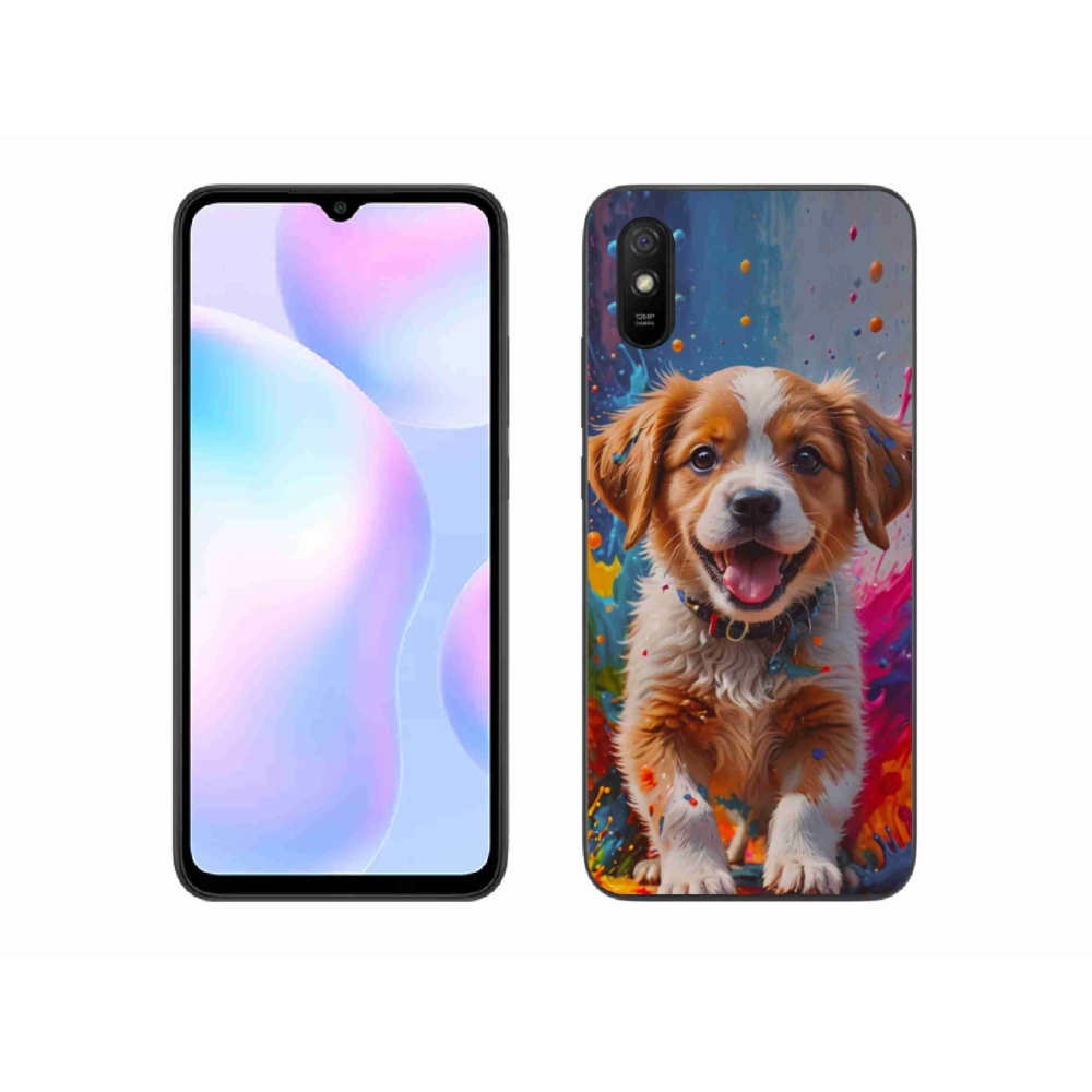 Gélový kryt mmCase na Xiaomi Redmi 9AT - roztomilé šteňa 3
