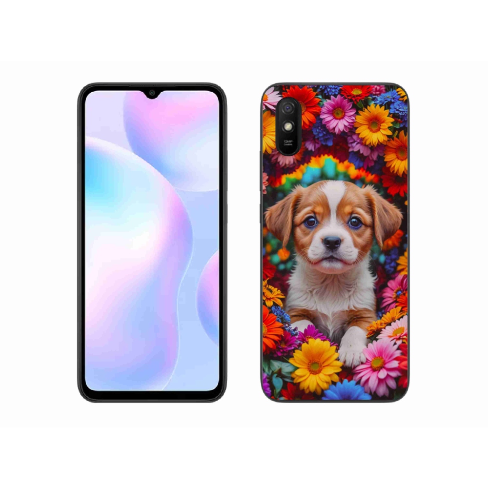 Gélový kryt mmCase na Xiaomi Redmi 9AT - roztomilé šteňa
