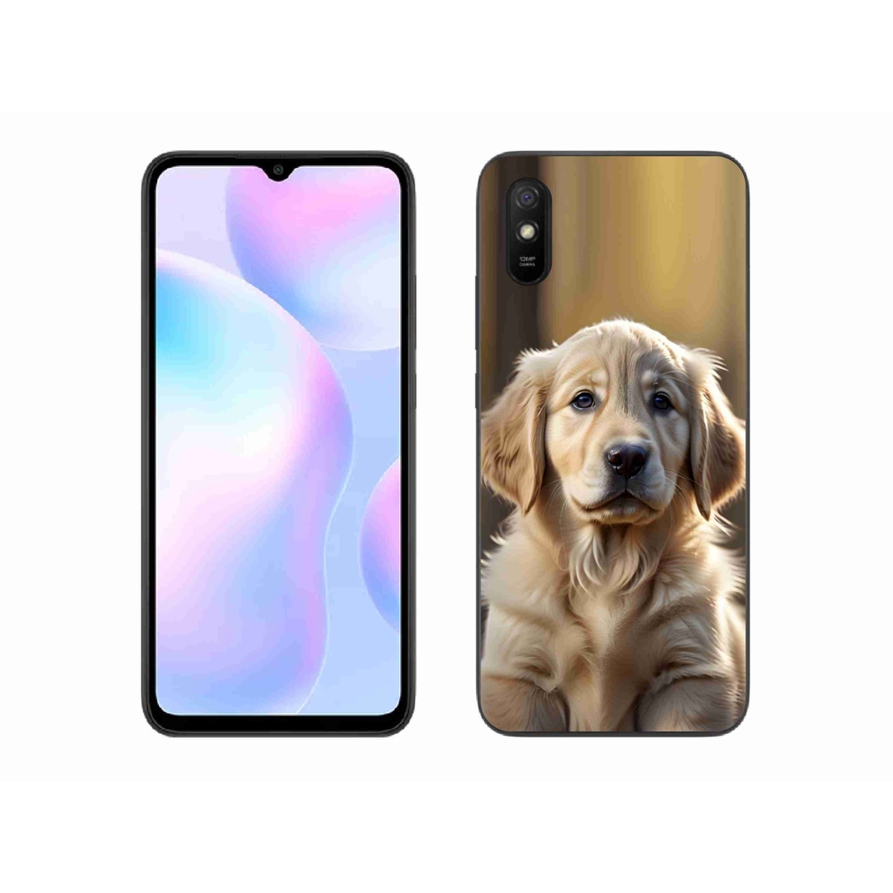 Gélový kryt mmCase na Xiaomi Redmi 9AT - roztomilý zlatý retriever