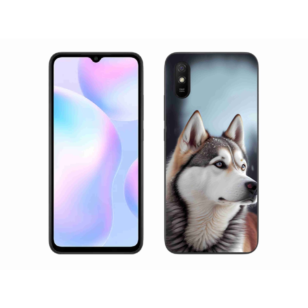 Gélový kryt mmCase na Xiaomi Redmi 9AT - sibírsky husky