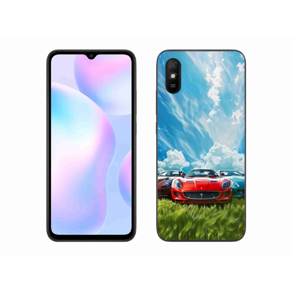 Gélový kryt mmCase na Xiaomi Redmi 9AT - športové vozidlá