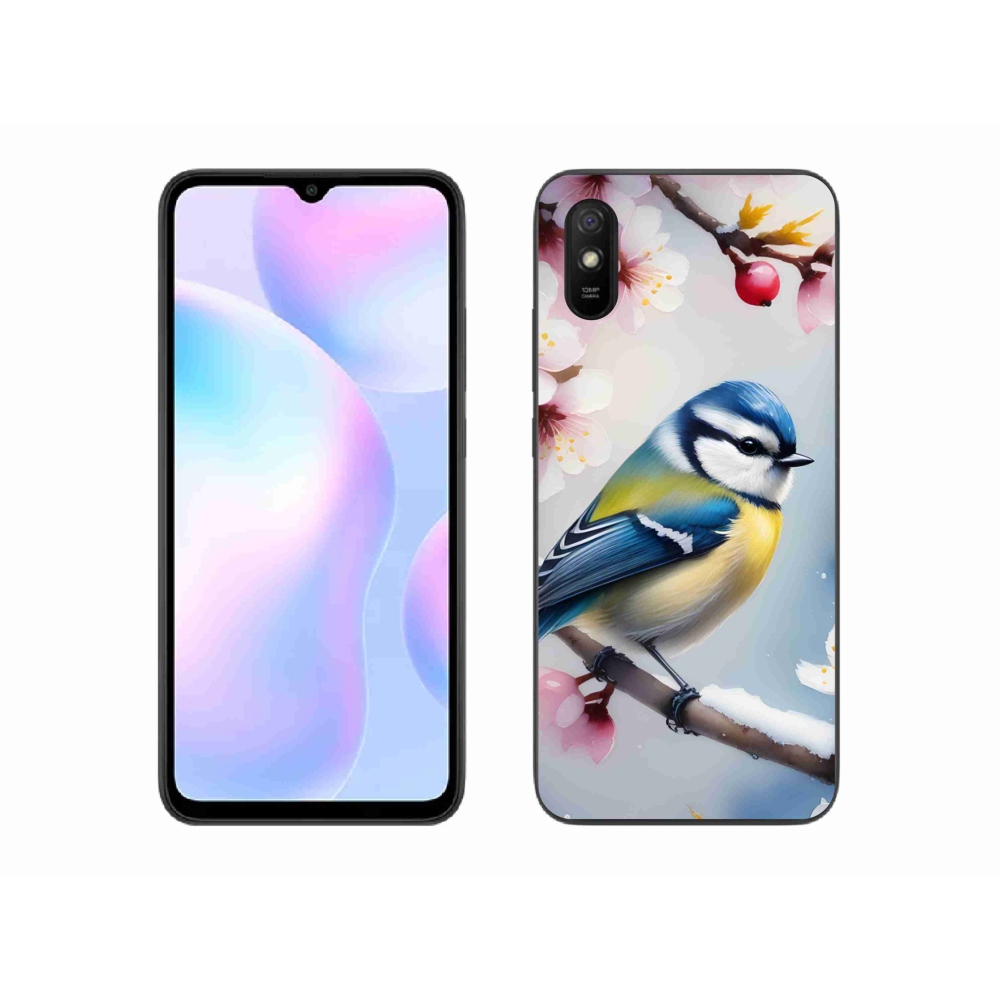 Gélový kryt mmCase na Xiaomi Redmi 9AT - sýkorka