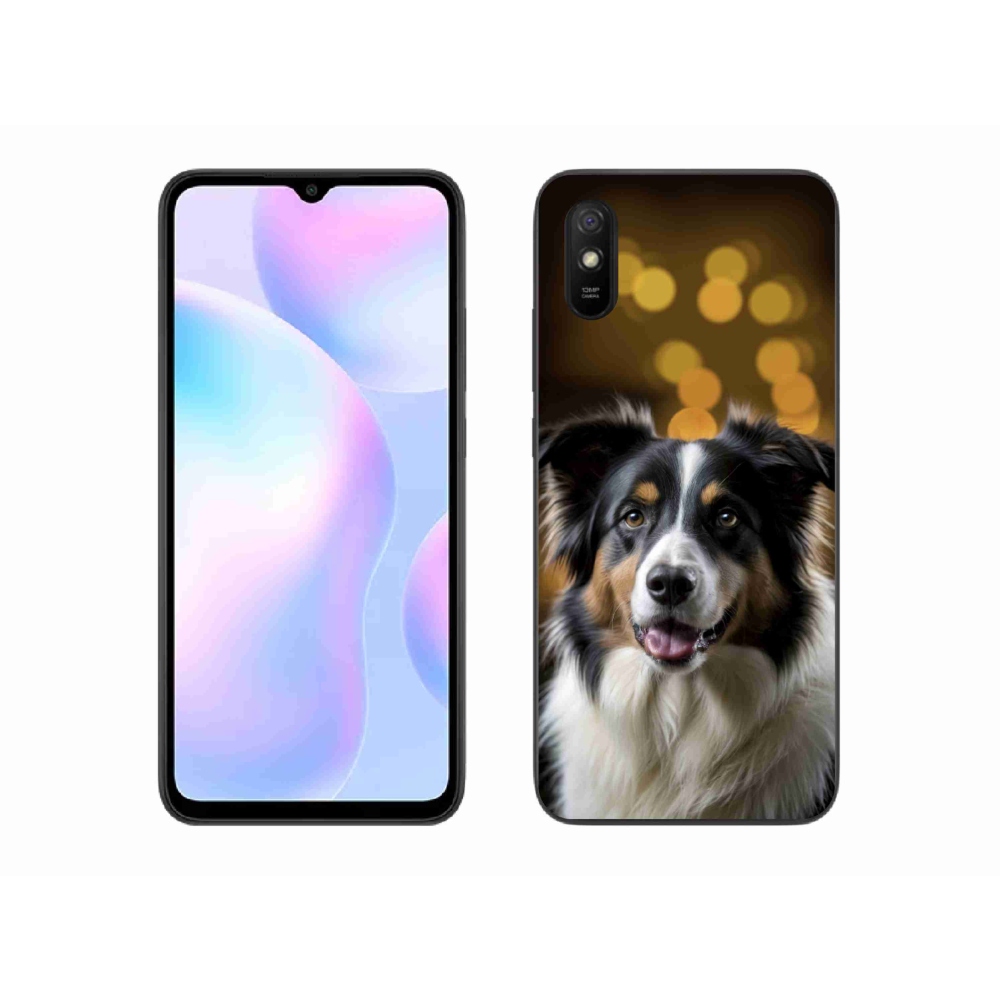 Gélový kryt mmCase na Xiaomi Redmi 9AT - usmievavý austrálsky ovčiak