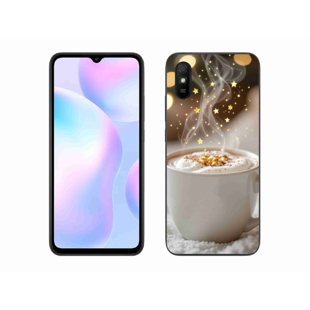 Gélový kryt mmCase na Xiaomi Redmi 9AT - vianočný horúci nápoj