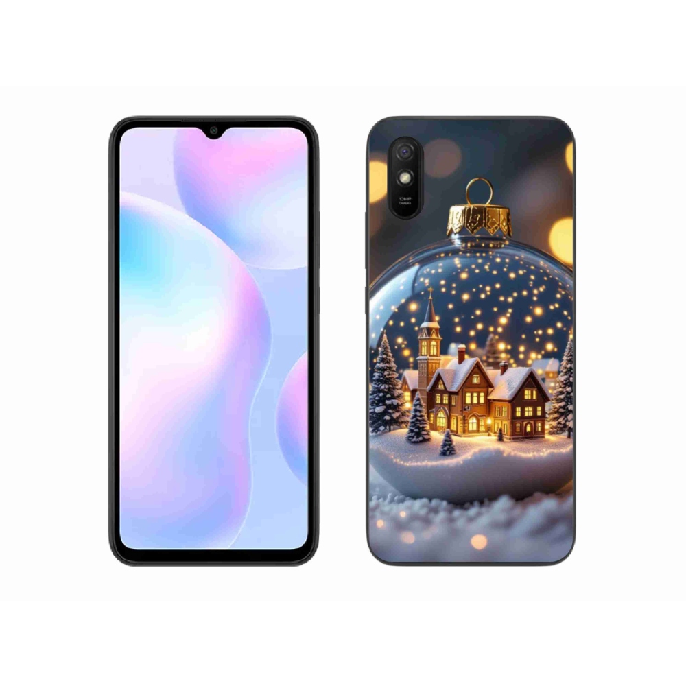 Gélový kryt mmCase na Xiaomi Redmi 9AT - vianočné gule 4