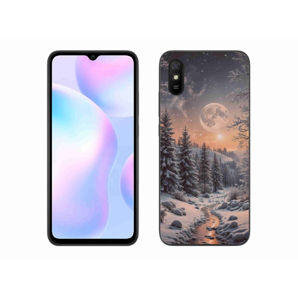 Gélový kryt mmCase na Xiaomi Redmi 9AT - zimná krajina 2