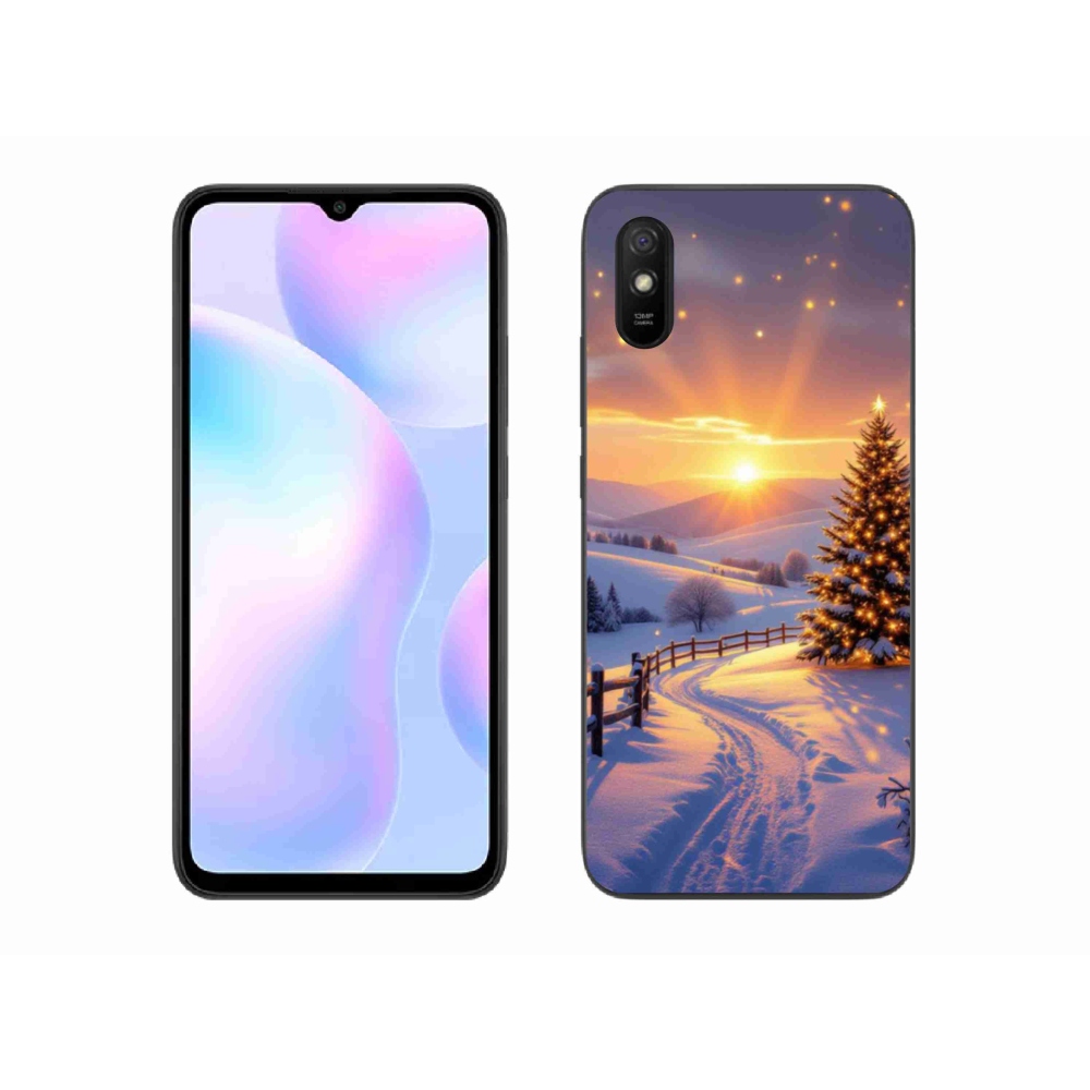 Gélový kryt mmCase na Xiaomi Redmi 9AT - zimná krajina