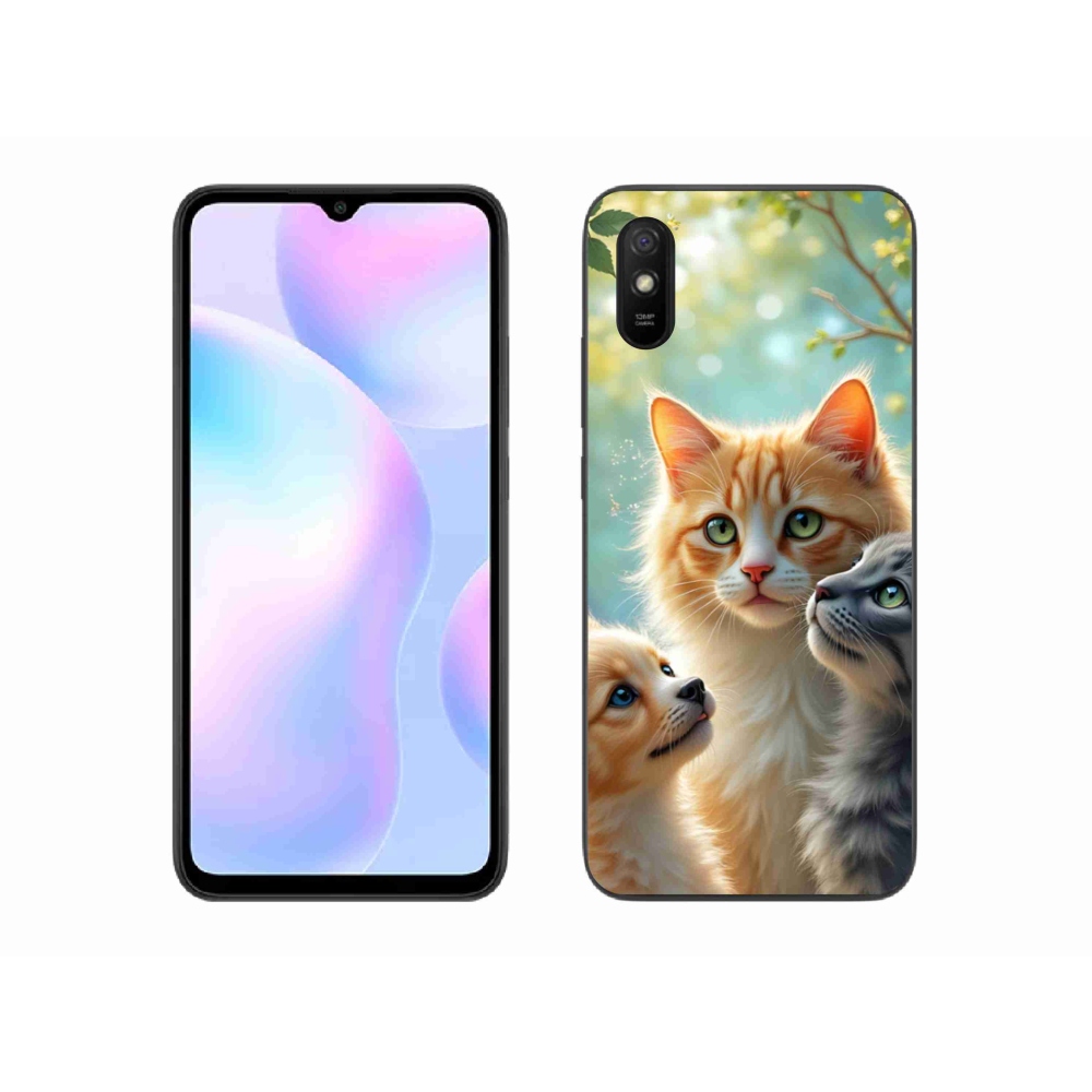 Gélový kryt mmCase na Xiaomi Redmi 9AT - zvieracie priateľstvo 2