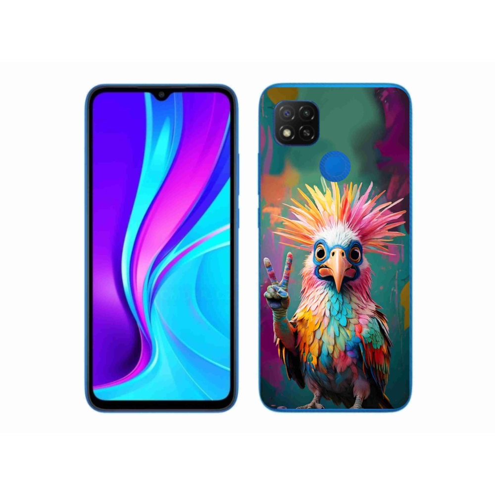 Gélový kryt mmCase na Xiaomi Redmi 9C - farebný rebel