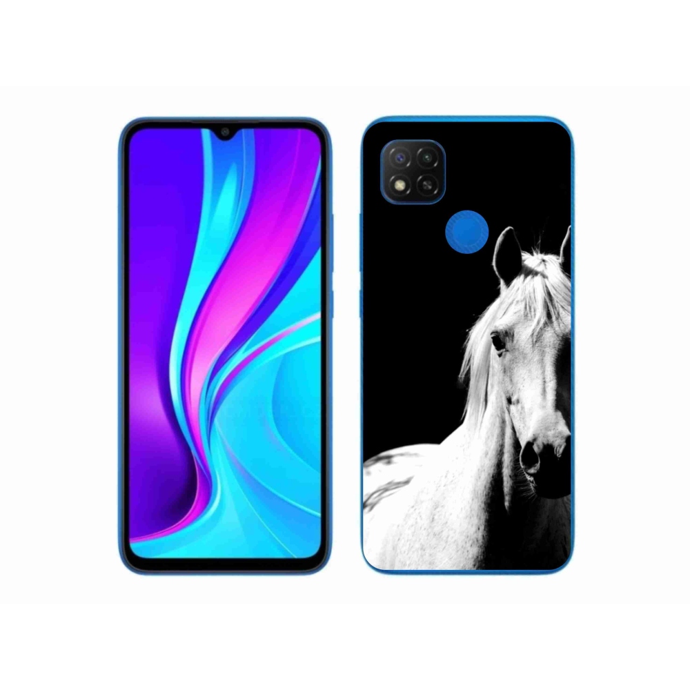 Gélový kryt mmCase na Xiaomi Redmi 9C - biely kôň 5