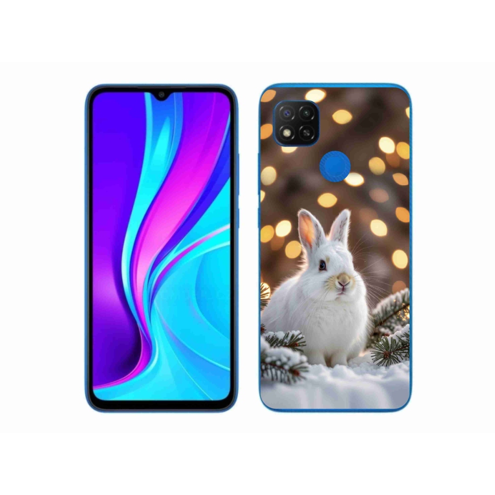 Gélový kryt mmCase na Xiaomi Redmi 9C - biely zajac
