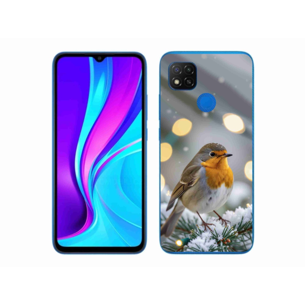 Gélový kryt mmCase na Xiaomi Redmi 9C - červienka v zime