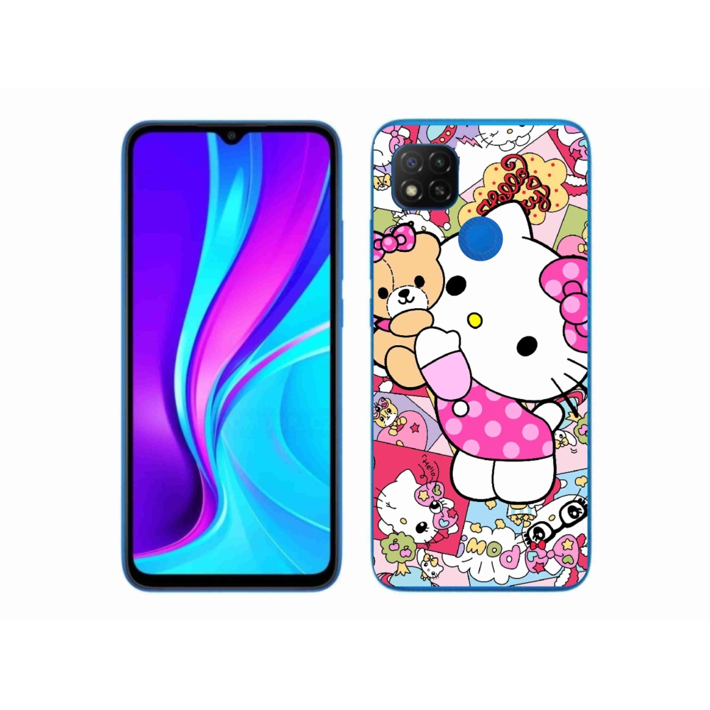 Gélový kryt mmCase na Xiaomi Redmi 9C - cute kitty