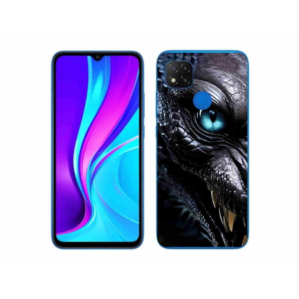Gélový kryt mmCase na Xiaomi Redmi 9C - dračí pohľad
