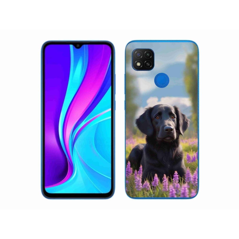 Gélový kryt mmCase na Xiaomi Redmi 9C - elegantný čierny retriever