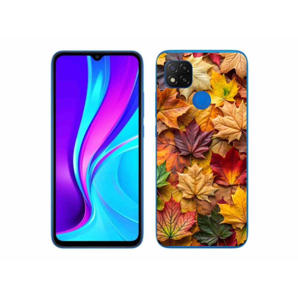 Gélový kryt mmCase na Xiaomi Redmi 9C - javorové listy 2