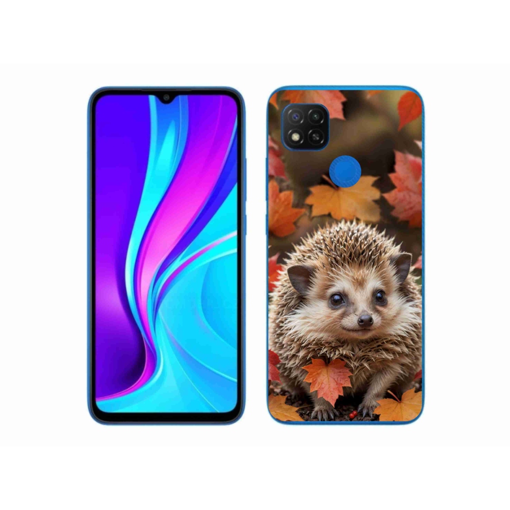 Gélový kryt mmCase na Xiaomi Redmi 9C - ježko v lístia