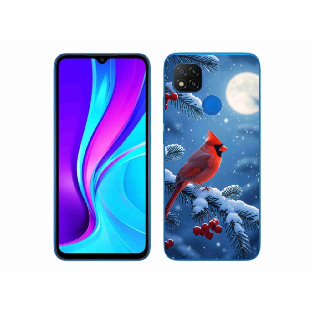 Gélový kryt mmCase na Xiaomi Redmi 9C - kardinál červený